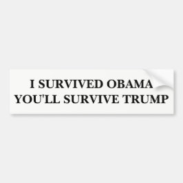 Je zult overleven bumpersticker