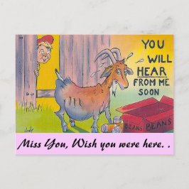 Je zult snel van me horen! briefkaart