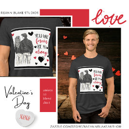 Je zult voor altijd mijn Valentijnsdag zijn Tri-Blend Shirt