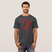 Je Zweeft Teveel Halloween-ontwerp Oversized T-shirt (Voorkant volledig)