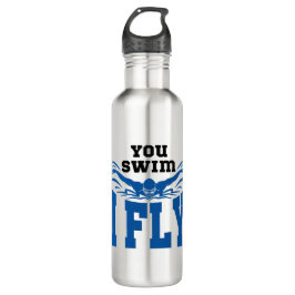 Je zwemt vlinder die ik vlieg waterfles 