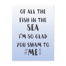 Je zwom naar me - Romantische Quote