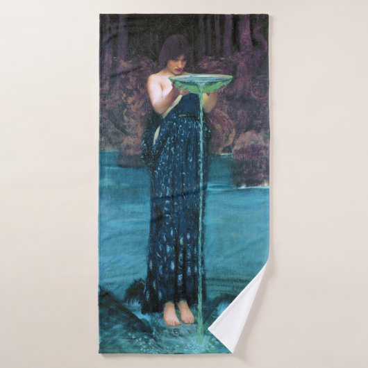 Jealous Circe, John William Waterhouse Badhanddoek (Badhanddoek)