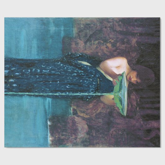 Jealous Circe, John William Waterhouse Cadeaupapier (Vlak)