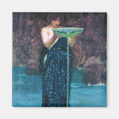 Jealous Circe, John William Waterhouse Magneet (Voorkant)