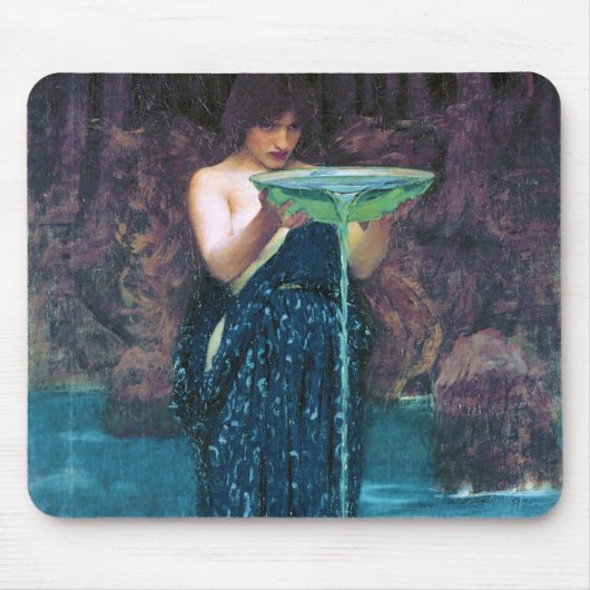 Jealous Circe, John William Waterhouse Muismat (Voorkant)