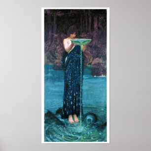 Jealous Circe, John William Waterhouse Poster