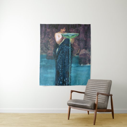 Jealous Circe, John William Waterhouse Wandkleed (In situ)