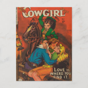 Jealous Cowgirl Briefkaart