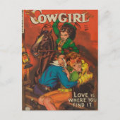 Jealous Cowgirl Briefkaart (Voorkant)