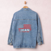JEAN AMERIKAANSE VLAG VOOR JEAN DENIM JACKET (Hangar)
