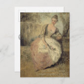 Jean-Antoine Watteau C0588 Rococo Briefkaart (Voorkant / Achterkant)