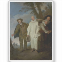 Jean-Antoine Watteau - De Italiaanse komieken