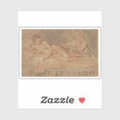Jean-Antoine Watteau - De remedie Sticker (Vel)