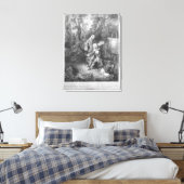 Jean Antoine Watteau en vriend Monsieur Canvas Afdruk (Insitu (Slaapkamer))