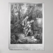 Jean Antoine Watteau en vriend Monsieur Poster (Voorkant)