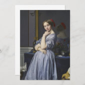 Jean-Auguste-Dominique Ingres - Comtesse d'Hausson Kaart (Voorkant / Achterkant)