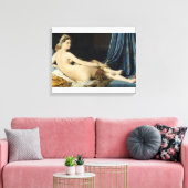 Jean-Auguste-Dominique Ingres-La Grande Odalisque Canvas Afdruk (Insitu (Woonkamer))