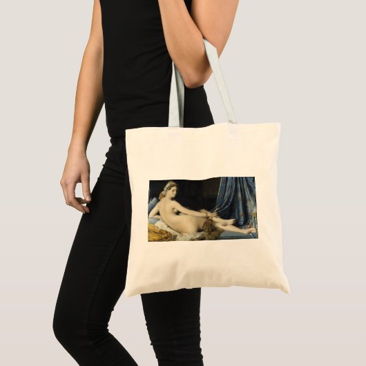 Jean-Auguste-Dominique Ingres-La Grande Odalisque Tote Bag (Voorkant (product))