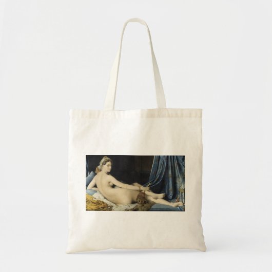 Jean-Auguste-Dominique Ingres-La Grande Odalisque Tote Bag (Voorkant)