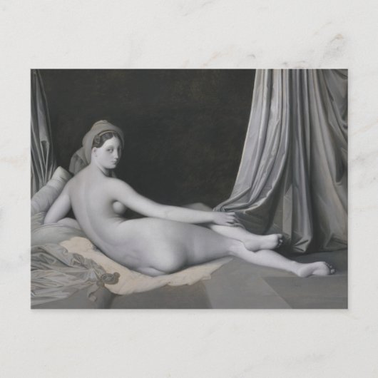 Jean Auguste Dominique Ingres | Odalisque in Grisa Briefkaart (Voorkant)