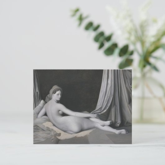 Jean Auguste Dominique Ingres | Odalisque in Grisa Briefkaart (Staand voorkant)