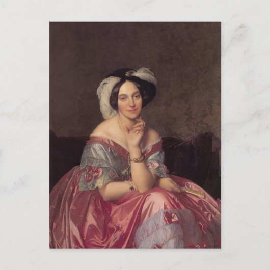 Jean Auguste Ingres Art Briefkaart (Voorkant)