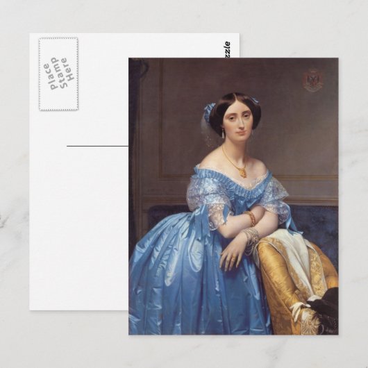 Jean Auguste Ingres Art Briefkaart (Voorkant / Achterkant)