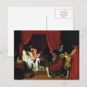 Jean Auguste Ingres - Dood van Leonardo da Vinci Briefkaart (Voorkant / Achterkant)