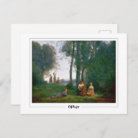 Jean-Baptiste-Camille Corot #18 - Fine Art Post... Briefkaart (Voorkant / Achterkant)