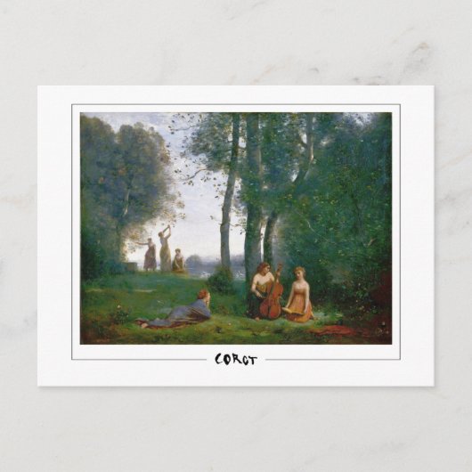 Jean-Baptiste-Camille Corot #18 - Fine Art Post... Briefkaart (Voorkant)
