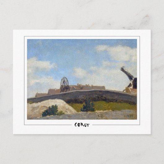 Jean-Baptiste-Camille Corot #196 - Fine Art Pos... Briefkaart (Voorkant)