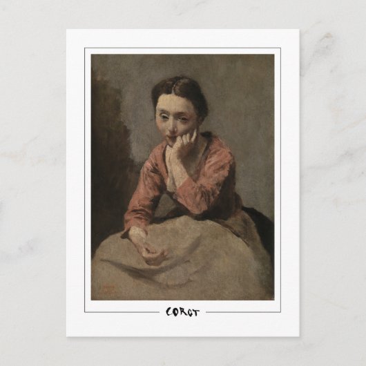 Jean-Baptiste-Camille Corot #244 - Fine Art Pos... Briefkaart (Voorkant)