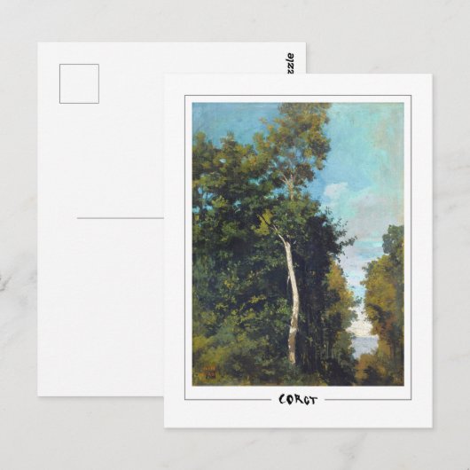 Jean-Baptiste-Camille Corot #281 - Fine Art Pos... Briefkaart (Voorkant / Achterkant)