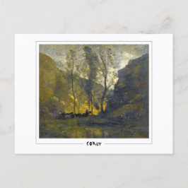Jean-Baptiste-Camille Corot #301 - Fine Art Pos... Briefkaart