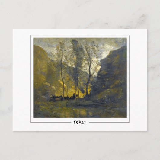 Jean-Baptiste-Camille Corot #301 - Fine Art Pos... Briefkaart (Voorkant)