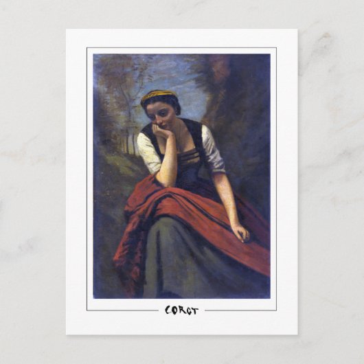 Jean-Baptiste-Camille Corot #322 - Fine Art Pos... Briefkaart (Voorkant)