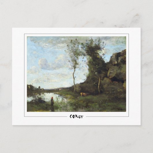 Jean-Baptiste-Camille Corot #325-2 - Fine Art P... Briefkaart (Voorkant)