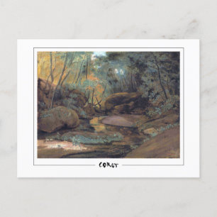 Jean-Baptiste-Camille Corot #391 - Fine Art Pos... Briefkaart