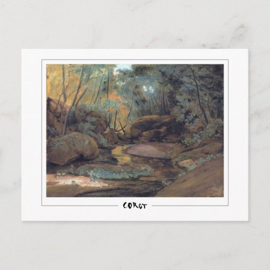 Jean-Baptiste-Camille Corot #391 - Fine Art Pos... Briefkaart (Voorkant)