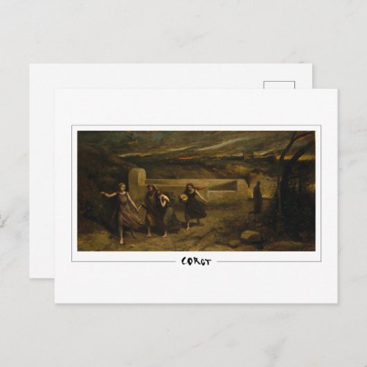 Jean-Baptiste-Camille Corot #43 - Kunst Briefkaart (Voorkant / Achterkant)