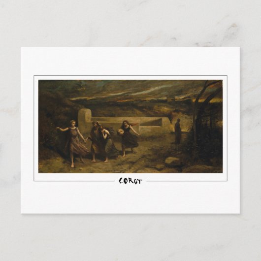 Jean-Baptiste-Camille Corot #43 - Kunst Briefkaart (Voorkant)