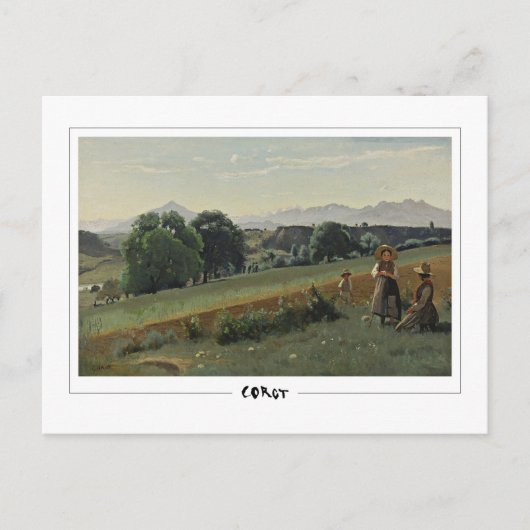 Jean-Baptiste-Camille Corot #558-2 - Kunst Briefkaart (Voorkant)