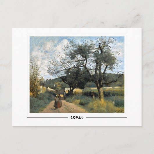 Jean-Baptiste-Camille Corot #56-2 - Fine Art Po... Briefkaart (Voorkant)