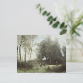 Jean-Baptiste-Camille Corot-Arleux-Palluel, The Briefkaart (Staand voorkant)