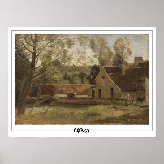 Jean-Baptiste-Camille Corot Art Poster #129 (Voorkant)