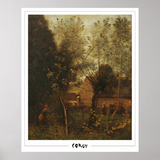 Jean-Baptiste-Camille Corot Art Poster #143-2 (Voorkant)