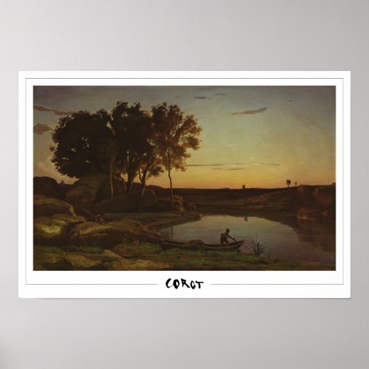 Jean-Baptiste-Camille Corot Art Poster #35-2 (Voorkant)