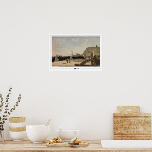 Jean-Baptiste-Camille Corot Art Poster #360 (Keuken)
