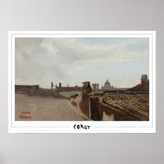 Jean-Baptiste-Camille Corot Art Poster #696-2 (Voorkant)
